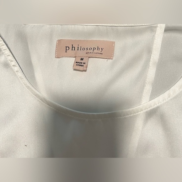 PHILOSOPHY WOMENS BLOUSE MEDIUM - Picture 2 of 2